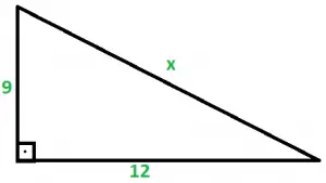 exemplo triangulo retangulo
