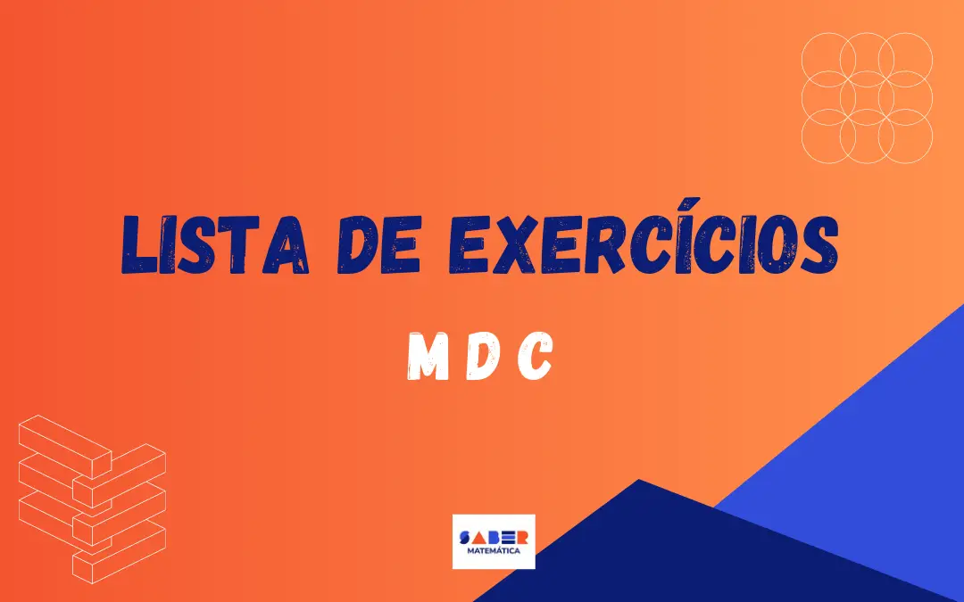 Lista de exercícios sobre MDC