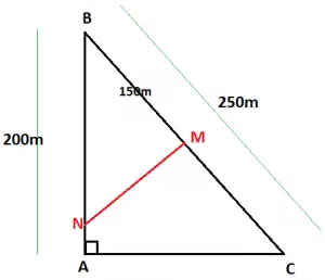 prova resolvida pm para 2007 semelhanca de triangulos