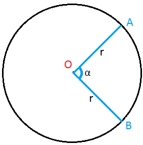 comprimento de arco de circunferencia