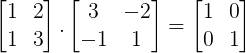exemplo da matriz inversa pela direita