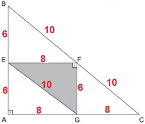 questao de concurso resolvida area de triangulo