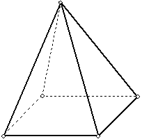 relacao de euler piramide quadrangular
