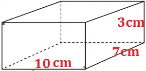 volume de um paralelepipedo retangulo exemplo 1