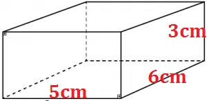 volume de um paralelepipedo retangulo exemplo 2