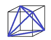 exercicios resolvidos tetraedro regular dentro do cubo